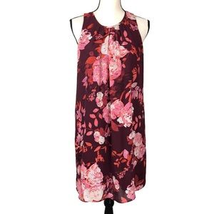 KUT From the Kloth Sela Maroon Floral Dress
